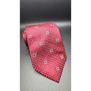 Donald J Trump Red Signature Collection Tie 100% Silk